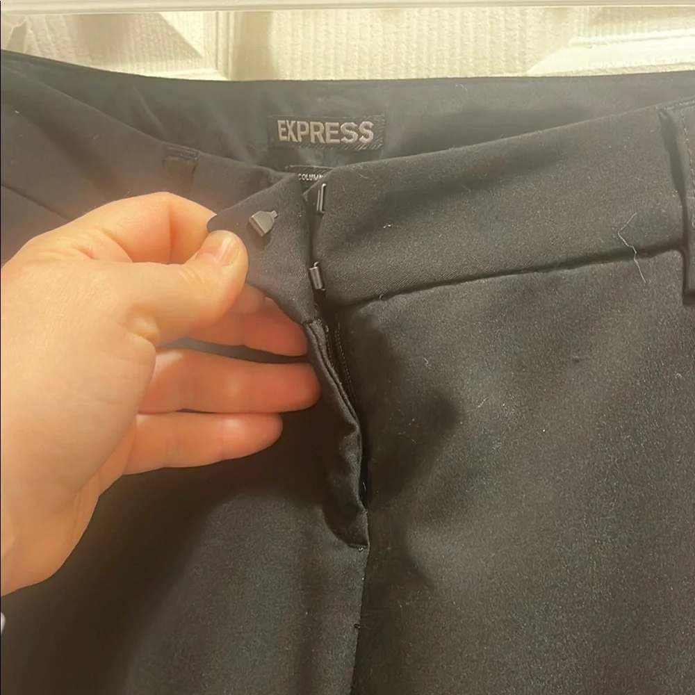 Express Women's Columnist Black Dress Pants - Picture 3 of 10